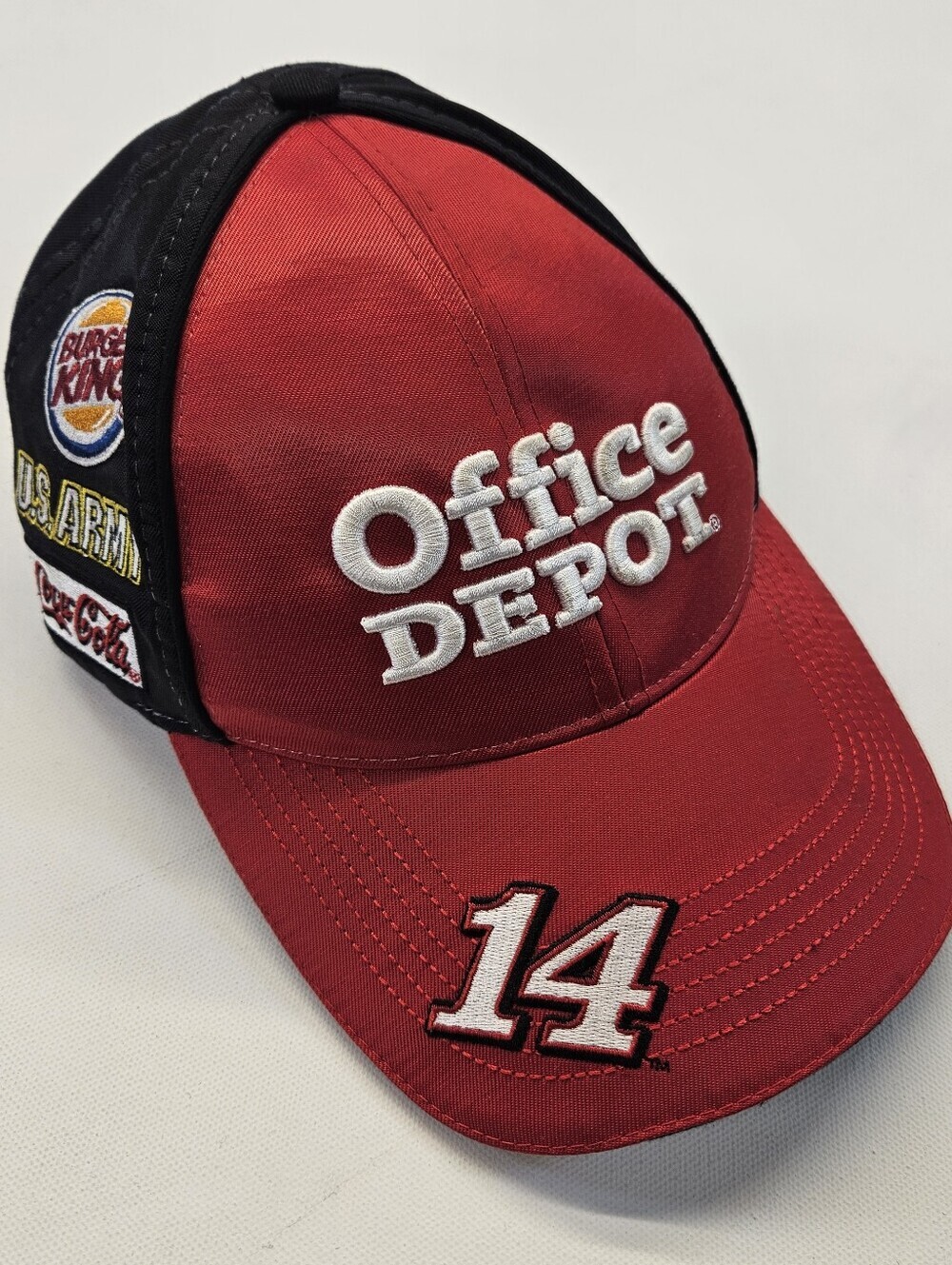 NASCAR Tony Stewart #14 NWT Racing Chase Black & Red Hat Cap Office Depot